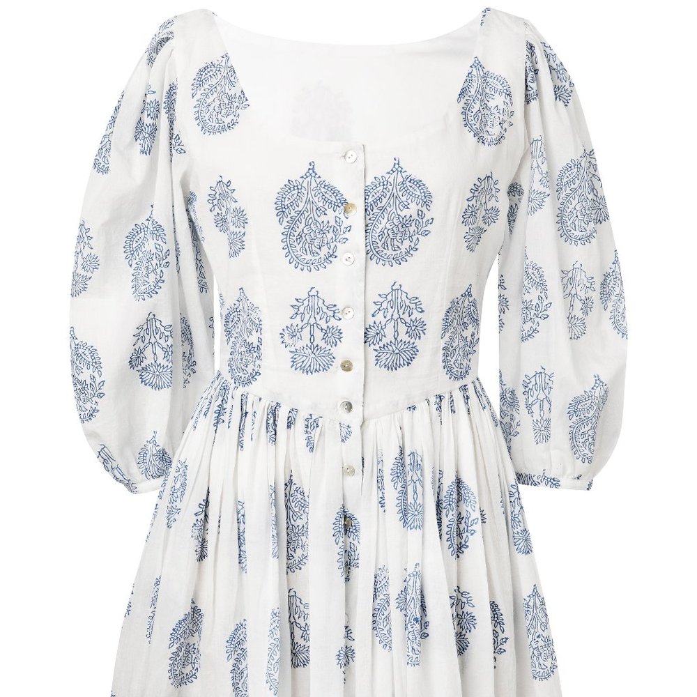 Alix of Bohemia Hand Printed Cotton Mini